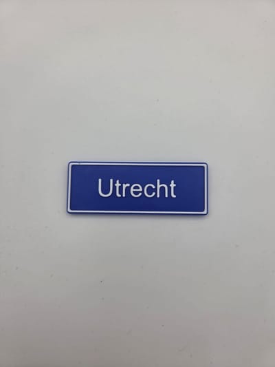 Koelkast Magneet plaatsnaam 8 X 3 CM Utrecht