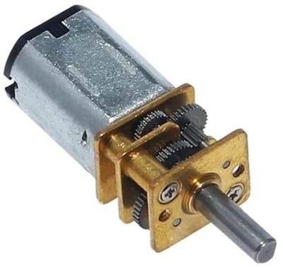 Elektronische Versnellingsbak Motor - DC Motor met Tandwiel - Modelbouw Projecten - Lage Snelheid Groot Koppel - 12mm Diameter - Metaal