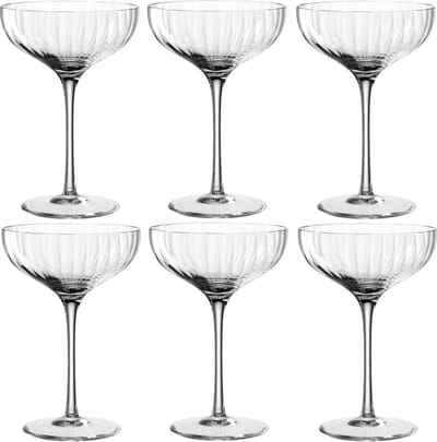 Leonardo Poesia Champagne coupe 260 ml transparant - set/6
