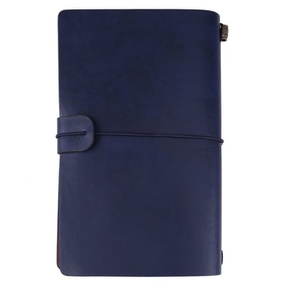 Vintage Retro PU Leren Reisset Notitieboek, Persoonlijk Dagboek, Herbruikbaar Notitieblok voor Reizen en Aantekeningen