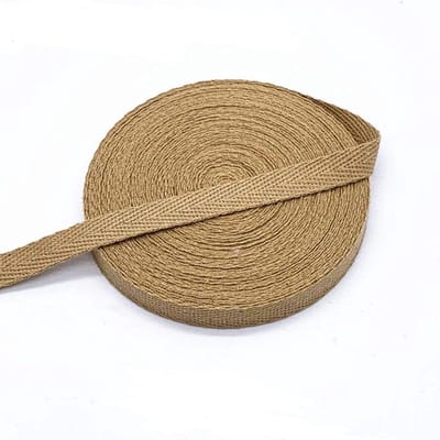 Katoenen Twill Tape 2cm 50 Yards - Ideaal voor DIY Projecten, Bias Tape en Elastische Toepassingen