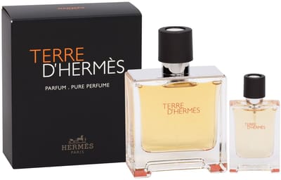 Hermès Terre d'Hermès Geschenkset - Eau de Parfum + Mini Eau de Parfum