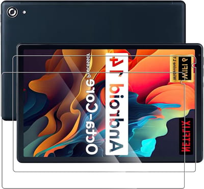 ByShane - Gehard glazen schermbeschermer voor 10.1 inch Android tablet - Hoge transparantie krasbestendig anti-vingerafdruk - 2 stuks
