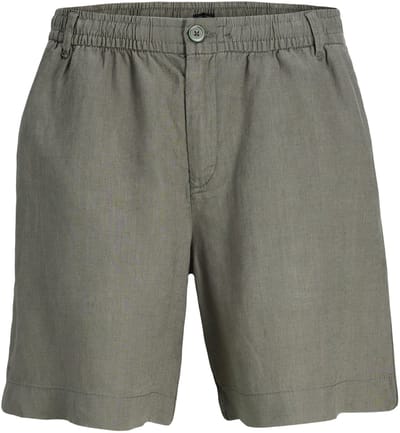 JACK&JONES - JPSTBILL LAWRENCE LINEN SHORTS REG LN - Heren - Bermuda shorts