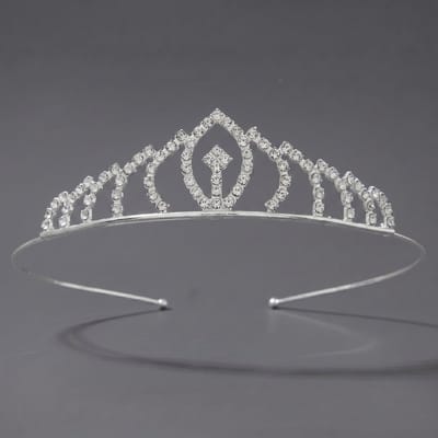 Kroon voor dames-Prinsessenkroon-Diadeem-Kroon-Strass-Elegant en Duurzaam - Geschikt voor Verschillende Gelegenheden-Haarsieraad-Stijl 20