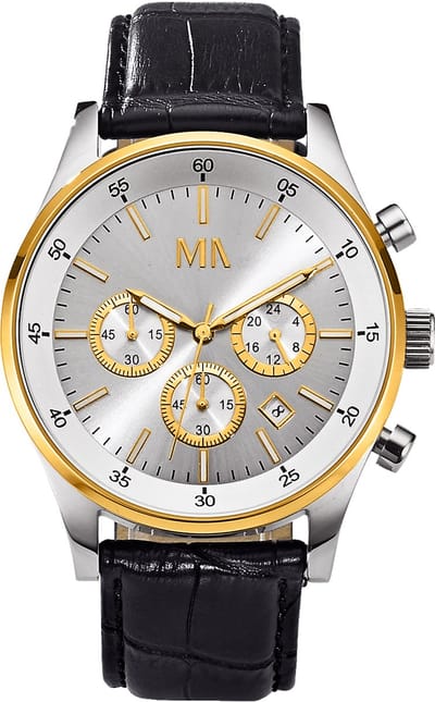Meister Anker Chronograph Metall vergoldet