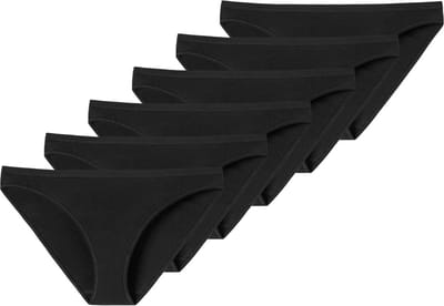 Schiesser Dames Minislip 6-pack 95/5 Cotton