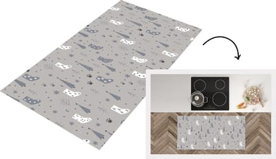 Keukenloper - Loper keuken - Sokken - Patronen - Kerst - 120x60 cm - Keukenloper vinyl
