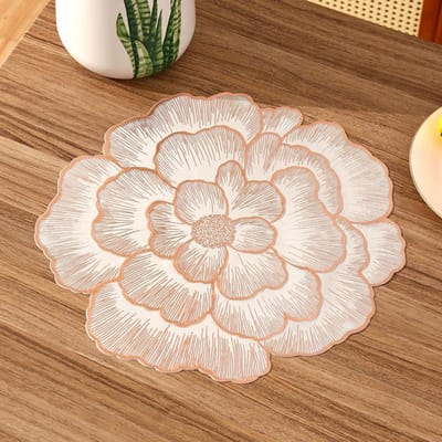 NIEUWE Aankomst Bloem Placemat Eetkamer Decoratief Hittebestendig Tafelonderzetter Onderzetters Thuisfeest Bruiloft Kerst