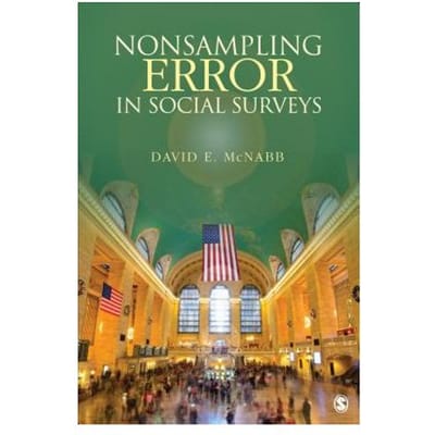 Nonsampling Error In Social Surveys - McNabb
