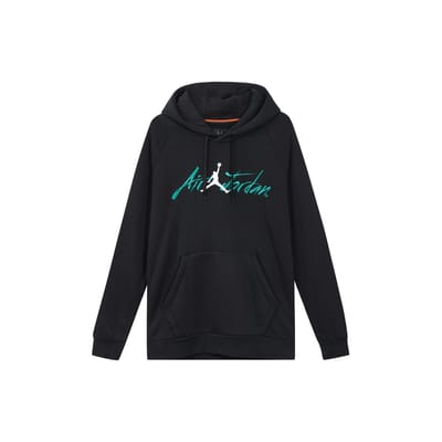 Sweat à capuche décontracté à enfiler Air Jordan doublé polaire pour homme Noir AV6006-010 M black