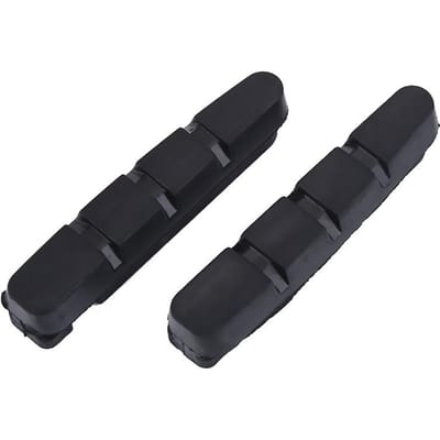 2 Pièces Patins de Frein de Vélo Bloc de Remplacement pour Freins de Paires de Roues black