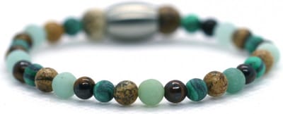 IbizaMen KIDS - Jongens - armband - familie - oranje - 4mm