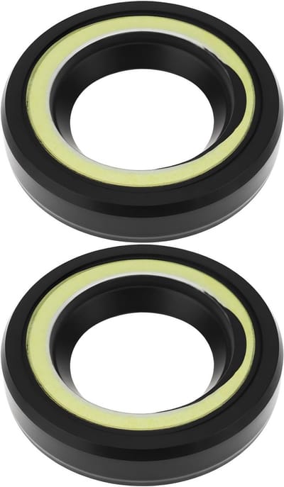 Dailygoods- Oliekeerring 17x30x6mm - 2 Stuks - Compatibel met Yamaha 9.9HP/15HP - Schroefas - Duurzaam Rubber/Metaal - Betrouwbare Afdichting