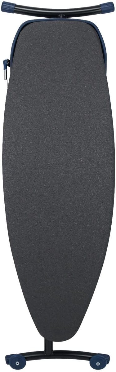 Dailygoods- Strijkplank Extra Breed 46 x 135,8 cm - Hittebestendige Hoes - Antislip - Stevige Stalen Constructie - Viltvulling - Wieltjes - Strijktafel