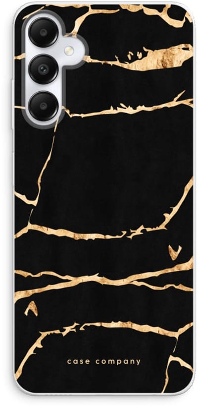 Case Company® - Hoesje geschikt voor Samsung Galaxy A05s hoesje - Gouden marmer - Soft Cover Telefoonhoesje - Bescherming aan alle Kanten en Schermrand