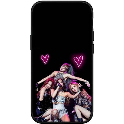 Hoesje voor iPhone 15 14 Xiaomi Redmi Note 13 12 11 Pro Max X 8 7 9 XR Samsung Galaxy S24 S23 A05 OPPO A15 Huawei Jennie Zwart Lisa Rose Jisoo Roze Hoesje for iPhone (X)(XS)