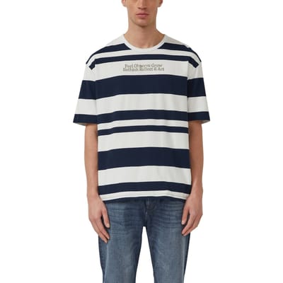 s.Oliver  T-shirts Marine Taglia: M | T-shirt stampate Outlet | Uomo