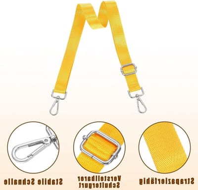 Verstelbare schouderriem voor tassen, 2-delige set, 2.5 cm breed, lengte 75-135 cm, ideaal voor handtassen en schoudertassen, unisex ontwerp