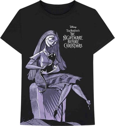 Disney The Nightmare Before Christmas - Sally Jumbo Heren T-shirt - S - Zwart