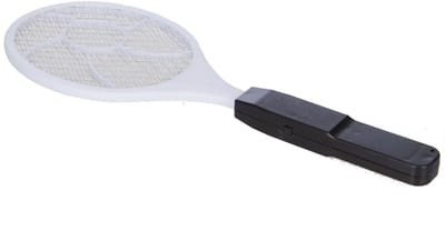 Atmosphera Elektrische vliegenmepper - wit - op batterijen - L44 cm