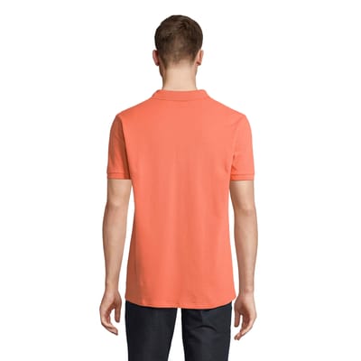 SOLS Heren Planet Poloshirt (Pop Oranje)