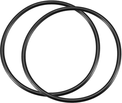 2 stuks nitrilrubber, O-ring, nitrilrubber, afdichtring, 115 mm x 105 mm x 5 mm, voor kraan, loodgieter, reparatie en afdichting, zwart