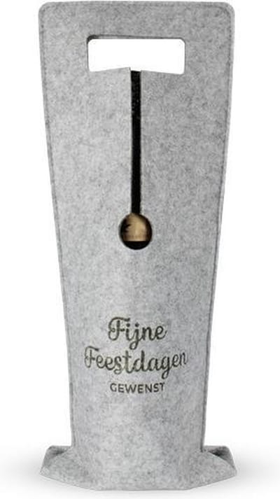 Wijntas "Fijne feestdagen"