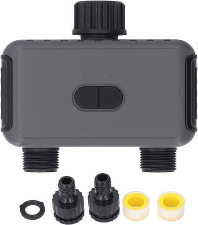 Sprinkler Timer - Water Timer - Automatisch Besproeien - App Bediening - IP55 Beveiligd - Grijs