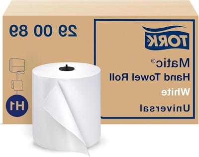 Papieren Handdoekrollen - Keukenpapier - Hygiënisch Werken - Hoge Absorptie - 6 Rollen - Wit