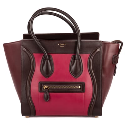 Micro Tricolor Luggage   handtas