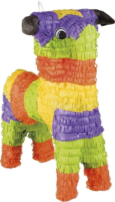 2 stuks: Pinata Stier - 50x38cm