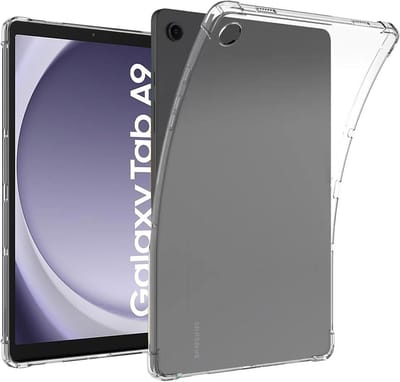 Hoesje Geschikt Voor Samsung Galaxy Tab A9 / Galaxy Tab A11 8.7 inch Hoes – Transparant Siliconen Shockproof Hoesje – Schokbestendig