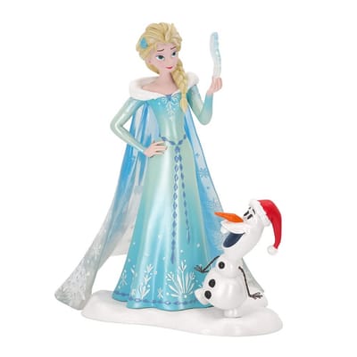 Frozen - Disney Verzamelfiguren - Elsa und Olaf Figurine by Disney Showcase - voor Geen - meerkleurig