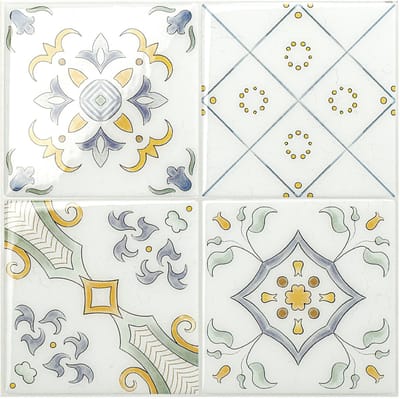Smart Tiles Zelfklevende keuken achterwand voor keuken en badkamer Vintage 4 22,86x22,86 cm