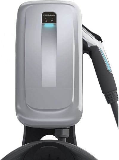 Schumacher Electric SEV 455 – Wallbox Type 2 7,4 kW – Laadpaal met 5 m kabel en DLM – Binnen & buiten, voor EV en PHEV