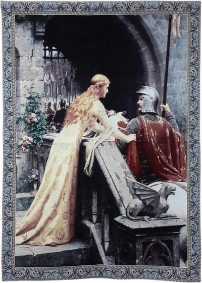 Signare - Wandkleed - Wandtapijt - Gods Speed - Edmund Leighton 98cm x 139cm