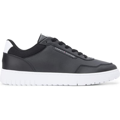 Tommy Hilfiger Basket Core Lite Leather Shoes Black Taglia: 40 | Sneakers Outlet | Uomo | Nero
