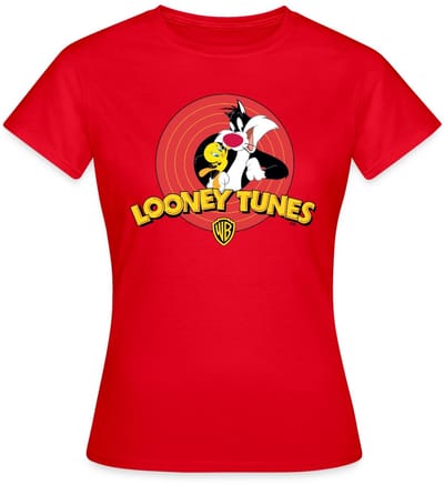Looney Tunes Sylvester And Tweety T-Shirt Dames
