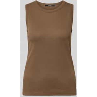 Tanktop met ribstructuur model 'Kleanne'