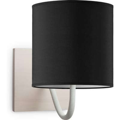 wandlamp beach bling Ø 16 cm - zwart