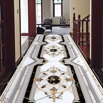 Luxe Europese Stijl Lobby Hal Gang Tapijt Antislip Trap Lange Tapijten Runner Op Maat Gemaakte Vloerkleed Huisgang Deurmat 160*200cm