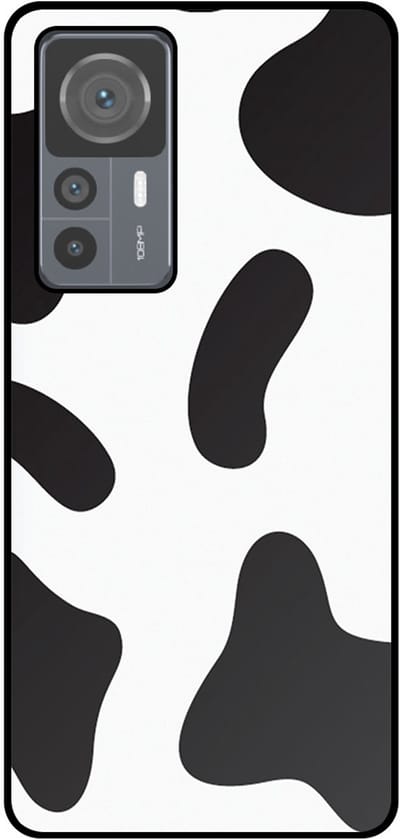 Smartphonica Telefoonhoesje Geschikt voor Xiaomi 12T / 12T Pro met Koeienvlekken Opdruk - TPU Backcover Case With Cow Patches Design geschikt voor Xiaomi 12T;Xiaomi 12T Pro