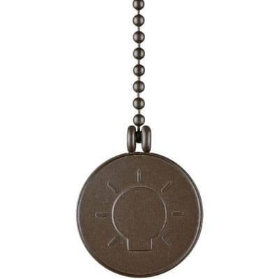 Westinghouse lampen-Medaillon ketting brons