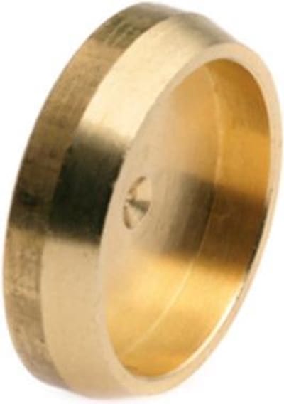Bonfix messing knel afsluitplaatje 22 mm knel