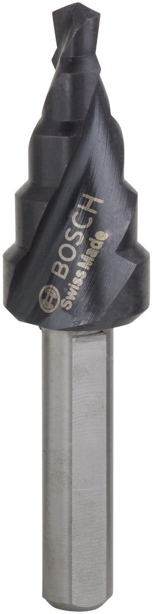 Bosch Accessories 2608588064 2608588064 HSS Getrapte boor Gezamenlijke lengte 50 mm TiAIN 3 vlakken schacht 1 stuk(s)