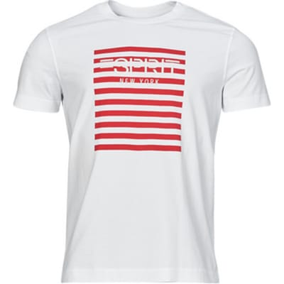 Esprit  T-shirt Korte Mouw OCS LOGO STRIPE
