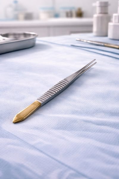Belux Surgical Instruments / Gillies Chirurgisch Pincet TC 15,5 cm – RVS – Tungsten Carbide – Precisie Instrument