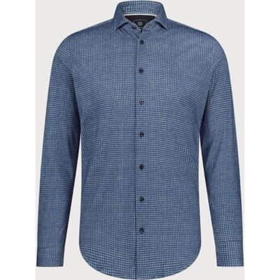 Blue Industry Overhemd Print Blauw - Maat 38 - Heren - Overhemden Casual