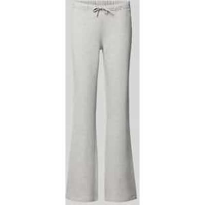 flared sweatpants van puur katoen
